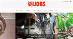 Desktop Screenshot of goodfoodjobs.com